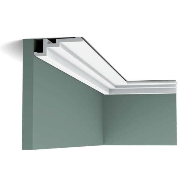 Карниз Orac Decor ДЮРОПОЛИМЕР CX196 U-STEPS д 2000 x в 113 x ш 40 см